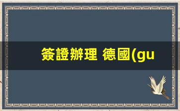 簽證辦理 德國(guó)簽證流程(德國(guó)簽證需要什么條件)